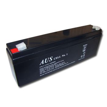 BATTERY, 12 Volt 2.3 AH sealed lead acid, Dimensions (not inc. terminals) 177(W)mm x 34(D)mm x 61(H)mm