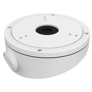 HIKVISION, Camera bracket, Angled surface mount box, Enclosed w/ conduit access, Suits 1743 IP vandal dome, 1343 (Metal), 2355, 2385 IP turrets