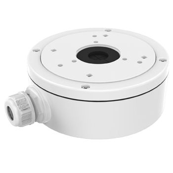 HIKVISION, Camera bracket, Surface mount box, Enclosed w/ conduit access, Suits 1343 (Plastic) IP turret, 1643 IP bullet, IT1, IT1F, IT3Z, IT3ZF analogue turrets, AIT3Z analogue bullet