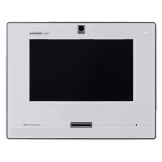 AIPHONE, IX Series, IP Direct Master station, Video and Audio, 7" Colour LCD display, Handsfree, White, PoE 802.3af, Door release, Desk or wall mount,