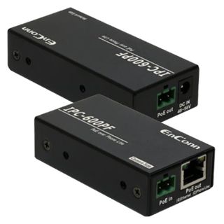 EQL, POE Ethernet over 2 Wire, Transmitter & Receiver kit, 200m @ 100mbps, max 400m over 0.5mm twisted pair, requires POE in for POE output, separate power at TX & RX,