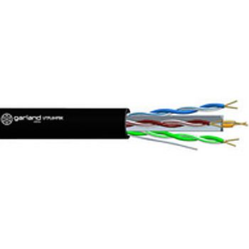 CABLE, Cat6 4 pair 8 x 1/0.51 UTP BLACK, 305m box,