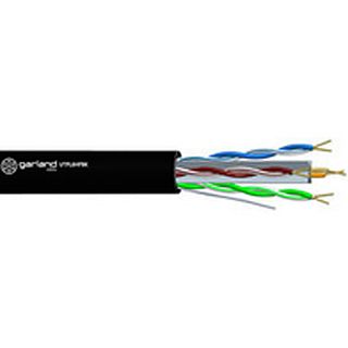 CABLE, Cat6 4 pair 8 x 1/0.51 UTP BLACK, 305m box,