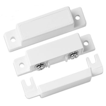 SENTROL, Reed switch, Surface mount, Magnetic contact, NO, 20mm gap, White,
