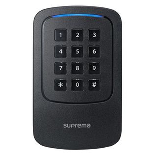 SUPREMA, Xpass 2, Smart IP RFID switch plate reader/keypad, Up to 200,000 Card users, TCP/IP, Wiegand, RS485, Relay, EM/Mifare 125KHz/13.56MHz, BLE compatible, IP65, IK08, 12V DC, Poe,