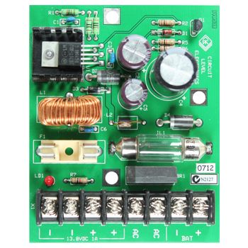 NETDIGITAL, 13.8V DC 2 Amp Power Supply module, battery charge output, Fuse protection, requires 16V AC plug pack