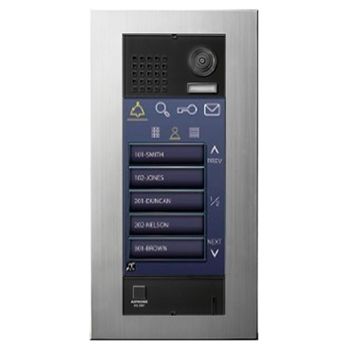 AIPHONE, IX Apartment Series, IP Video Door station, Vandal resistant (IK07), PoE or 24V DC, Contact input, Relay output, IP67, SD card slot