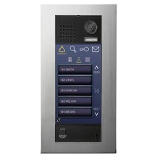 AIPHONE, IX Apartment Series, IP Video Door station, Vandal resistant (IK07), PoE or 24V DC, Contact input, Relay output, IP67, SD card slot