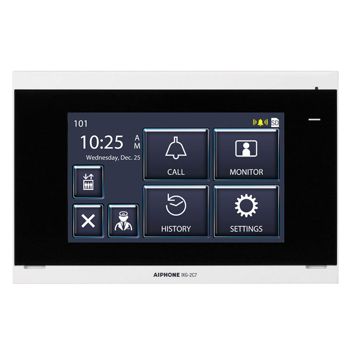AIPHONE, IX Apartment Series, IP  Video Master station, 7" Touchscreen, PoE, SD card slot
