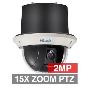 HILOOK, 2MP HD-IP Inceiling PTZ camera, 15x Zoom (5 - 75mm lens), 2.0MP/Full HD 1080p, 1/2.8" CMOS, 0.005Lux (sens-up), H.265/H.265+, 12V DC/POE+