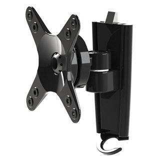ULTRA, Monitor bracket, With Tilt & swivel, Black, Wall mount, Suits LCD/TFT monitors from 13 to 27", 15kg holding force, Tilts 15dg, Suits 75mm and 100mm VESA fixing