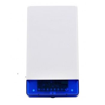 NETDIGITAL, Siren strobe combination unit, LED, Rectangular case, Dual tamper switch, 202 x 114 x 45mm, 105dB at 100cm, 12V DC, Siren 80mA, Strobe 50mA.