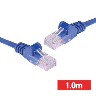 NETDIGITAL, Patch lead, Cat6 with RJ45 connectors, 1.0m cable length, Blue.