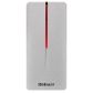 SEBURY, Metal Proximity reader, Slimline, 26 Bit Wiegand output, EM, HID and Mifare compatible, Up to 50mm read range, Silver metal body, Red LED, IP65, 12V DC,