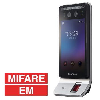 SUPREMA, FaceStation F2 Fusion, Multimodal Facial recognition, Fingerprint, Mobile access and RFID reader (EM,Mifare), Up to 100,000 users, 50,000 image logs, 7" touchscreen, TCP/IP, Wiegand, RS485