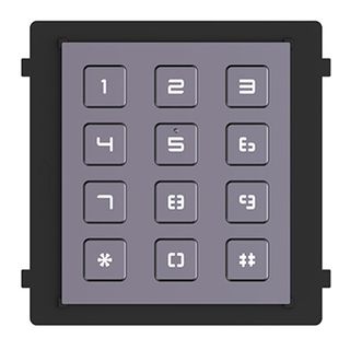 HIKVISION, 8000 Series 2, Modular Door station keypad, Backlit, RS-485, IP65.