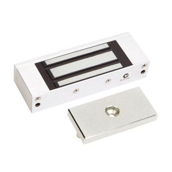 FSH, Electromagnetic lock, Single door, Surface mount, Non monitored, 75kg holding force, Small size, 107(L) x 37(H) x 20(D)mm, 12VDC/24VDC, 240/120mA,