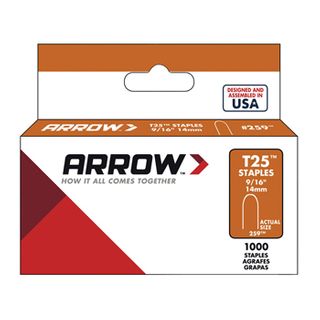 ARROW, Staples, T25, 9/16" (14mm), Pkt 1000,