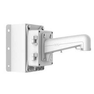 HIKVISION, Corner wall mount pendant bracket, Integrated hinge and junction box, Suits various Hikvision PTZs