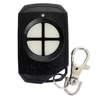 ELSEMA, PentaFOB Transmitter, 4 Channel, BLACK, Hand held pendant/keyring, 433 MHz FM signal, Includes 3.3V battery.