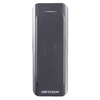 HIKVISION, K1800 series, Proximity card reader, Mullion style, Up to 2" (50mm) read range, Thin profile, Built in buzzer, Two colour LED, Mifare compatible, 3-Year warranty, 12V DC 170mA,
