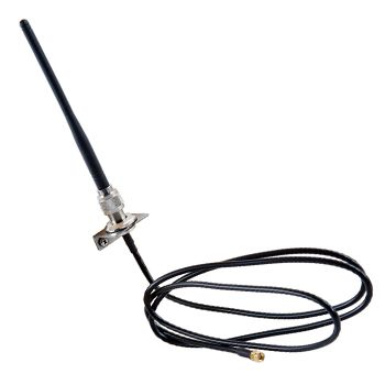 ELSEMA, 880-950MHz, 0.19m Antenna, 3dB gain, Includes base, bracket, 3.6mt coaxial with SMA connectors, Ground independent helical whip,