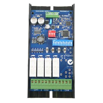 ELSEMA, Penta Series Receiver, 4 Channel, with Relay output, 433 - 434MHz FM signal, PCB only, Suits PentaFOB and PentaCODE transmitters