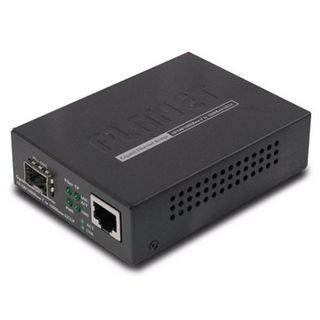 PLANET, Fibre convertor, 10/100/1000 Mbps, Ethernet to 1000 base-LX/SX fibre, Single Mode or Multi Mode, SC, SFP & WDM connectors, Includes power supply,