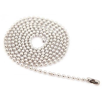 NETDIGITAL, Neck chain, Nickel plated metal ball chain, 76cm length, Ideal for NETDIGITAL card holders