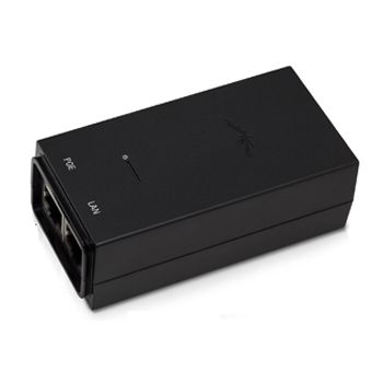 UBIQUITI, POE injector, 24V output, max 12W, Gigabit.