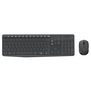 LOGITECH Wireless Keyboard & Mouse, 2.4Ghz to USB receiver.