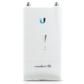 UBIQUITI, AIRMAX, Rocket AC Lite, Wireless IP bridge, Transmitter or Receiver, 450Mbps+, 5GHz, 50+km range, Outdoor, Inc. 24V DC PSU, 1A, 8.5W.