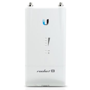 UBIQUITI, AIRMAX, Rocket AC Lite, Wireless IP bridge, Transmitter or Receiver, 450Mbps+, 5GHz, 50+km range, Outdoor, Inc. 24V DC PSU, 1A, 8.5W.