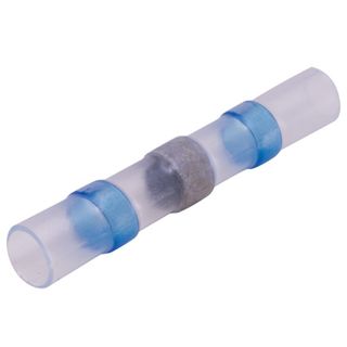 NETDIGITAL, Splice connector, Solder sleeve type, Heat sleeve to join wires, BLUE: 5mm X 4.6mm X 40mm - PACK OF 10