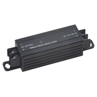NETDIGITAL, Voltage converter, converts 15-26V AC or 15-28V DC to regulated 12V DC 2.0A output, Screw terminal connections.