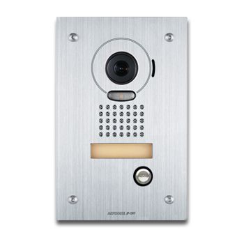 AIPHONE, JP Series, Door station, Video, Colour, Silver, Flush mount, Vandal resistant, Suits JP4MED, Includes mounting box