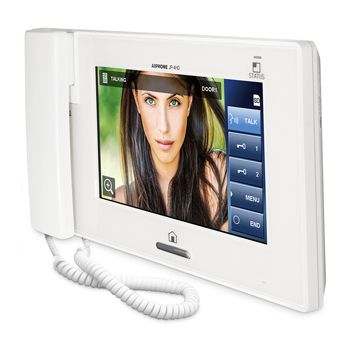 AIPHONE, JP Series, Room station, Sub, Video, Colour, For use with the JP4MED master station, A maximum of 7 sub stations can be used on a JP intercom system
