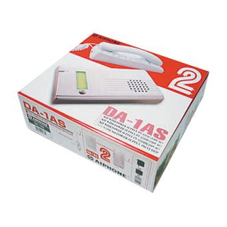 AIPHONE, DA Series, Audio intercom kit, Silver door station, Includes DA1MD handset, Silver 1 call door station, Door release output 16V AC 500mA Max,