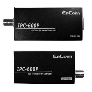EQL, POE Ethernet over Coax, Transmitter & Receiver kit, POE at up to 600m with external PSU at transmitter, requires POE in for POE output.
