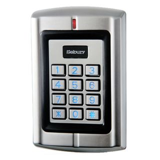 SEBURY, Keypad/Reader, Up to 20000 users, Standalone or 26 Bit Wiegand input/output, 2x relay outputs, HID compatible, Metal,Vandal/corrosion resistant,IP68,Backlit keys,Keypad FC=0-255,10-28V AC/DC