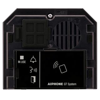 AIPHONE, GT Series, Speech module for GT entrance panel, includes NFC Prox Reader (Mifare), Requires GTDBP front cover panel