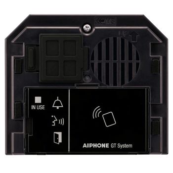 AIPHONE, GT Series, Speech module for GT entrance panel, includes NFC Prox Reader (Mifare), Requires GTDBP front cover panel