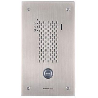 AIPHONE, IX Series, IP Direct Audio Door station, Flush mount, Stainless steel, PoE 802.3af, Contact input, Relay output