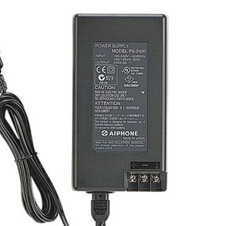 AIPHONE, Power supply, 24V DC 2A, Linear regulated, Thermal & short circuit protection