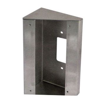 AIPHONE, Surface mount box, 30 degree angle, stainless steel, suits JODV, JKDV, JPDV.