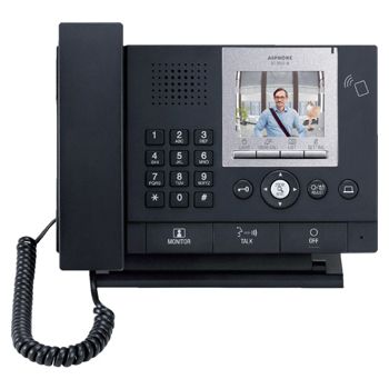 AIPHONE, GT Series, Video Guard Station, Allows communication with door station & room stations in a GT system.