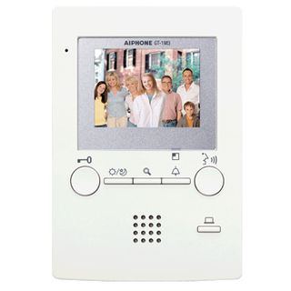 AIPHONE, GT Series, Room station, 3.5" LCD Screen, Zoom Function, Door Release, 180 x 125 x 25mm (WxHxD)