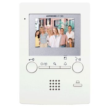 AIPHONE, GT Series, Room station, 3.5" LCD Screen, Zoom Function, Door Release, 180 x 125 x 25mm (WxHxD)