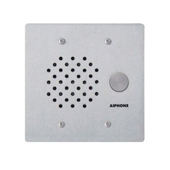 AIPHONE, LE Series, Door station, Audio, Stainless steel, Flush mount, Vandal resistant, Weather Proof, 12 gauge plate with intrusion protection