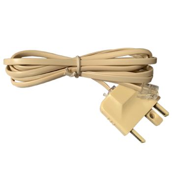 NETDIGITAL, Telephone plug adaptor, with 2m Telephone lead, RJ11, includes 611 plug